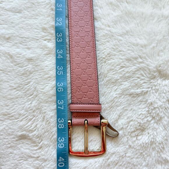 Gucci GG Marmont pink leather belt size 85/34 Authentic Retail 650$ main image 5